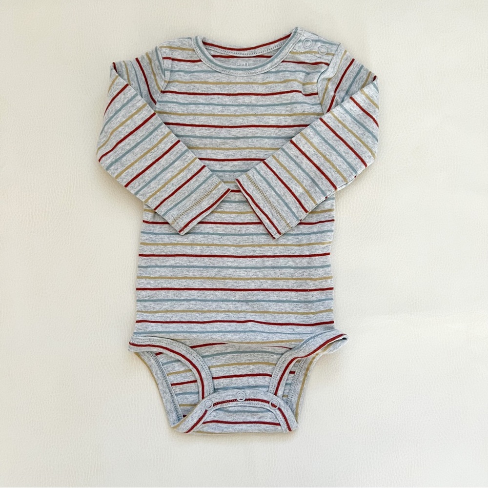 NWOT Little Planet Striped Onesie 6m